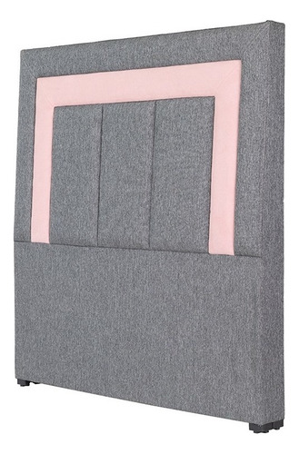 Cabecera King Size Dicasa Bora Gris Rosa Color Gris Claro