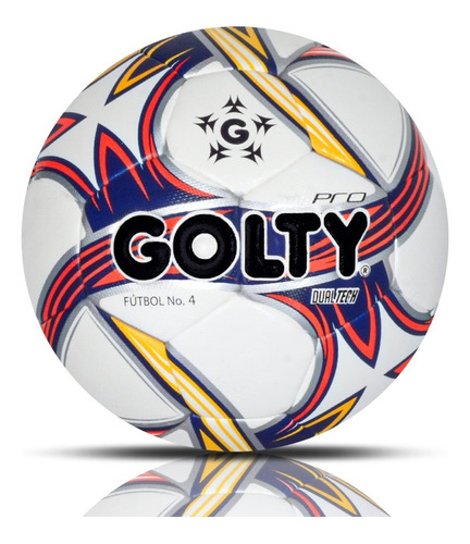 Balon Futbol Pro Golty Dualtech N.4 Color Rojo