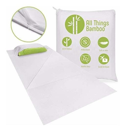 Travel Sheet/sleeping Bag 100% Bamboo Travel Bedding For Ca