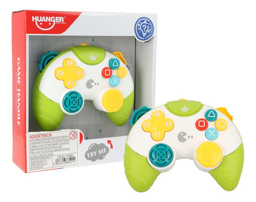 Joystick Infantil Control Juega Aprende Luz Sonidos 18 Meses