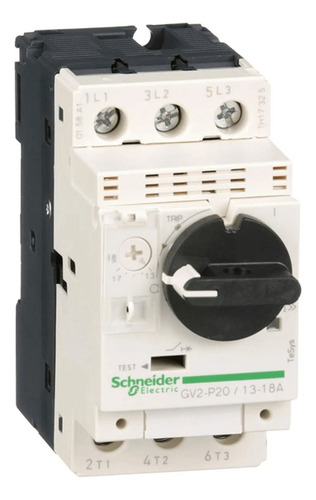 Disjuntor Motor Termomagnético 4-6,3a Gv2p10 Schneider Frequência 50 A 60hz 220v
