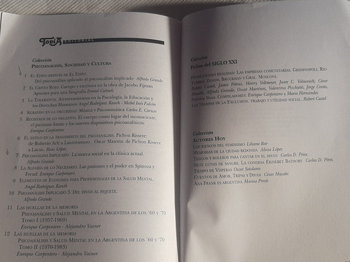 Imagen 7 de 8 de La Subjetividad En Riesgo Silvia Bleichmar Topa
