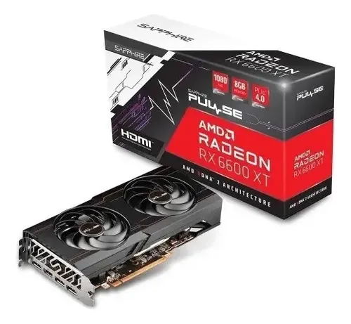 Placa De Vídeo Amd Sapphire Pulse Radeon Rx 6600 Xt 8gb | MercadoLivre