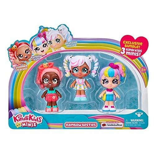 Kindi Niños Minis - Arco Iris Besties - 3 Pack W95dm