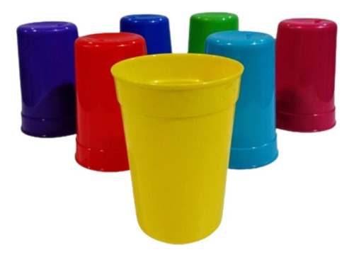 Vasos Plásticos 300ml X 100 Unidades. Apilables Irrompibles.