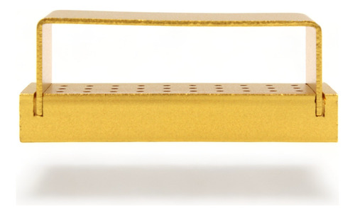 Fresero Dental Porta Fresas Esterilizable Dorado