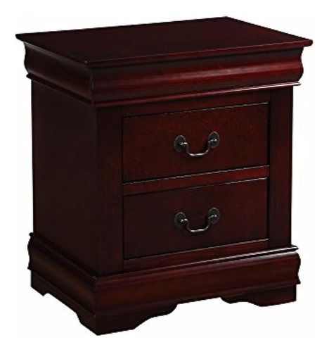 Acme Furniture Louis Philippe 23753 Mesita De Noche, Cerezo