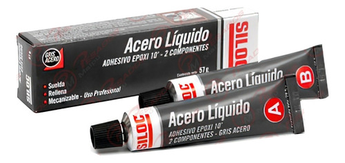 Siloc Acero Liquido - Adhesivo Epoxi 57g