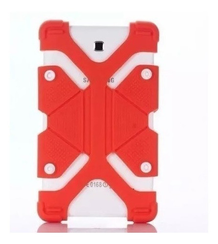 Funda Universal Tableta 7 Y 8 Pulgadas Uso Rudo Niños Colore Color Rojo