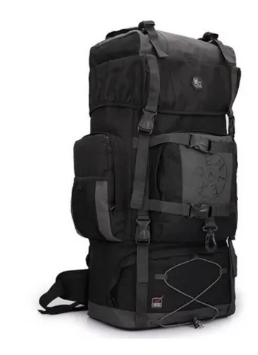 Mochila Denlex DL0001 Cargueira Acampamento Viagem Trilha Reforçada Camping 90 Litros