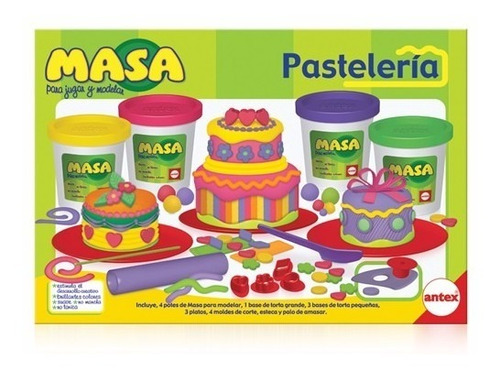 Masa Pasteleria Para Jugar Y Modelar Orig Antex Mundo Manias