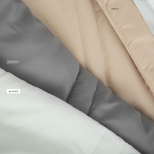 Imagen 3 de 7 de Acolchado 2 1/2 Plazas Palette Matelaseado Super Soft Touch