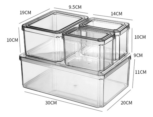 T Caja De Almacenamiento Del Refrigerador Del Conjunto B