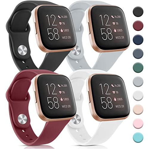 4 Bandas De Paquete Para Fitbit Versa 2 / Fitbit Hxrkq