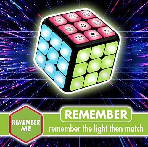 Unique Kids Flashing Cube Electronic Memory & Brain Game | J