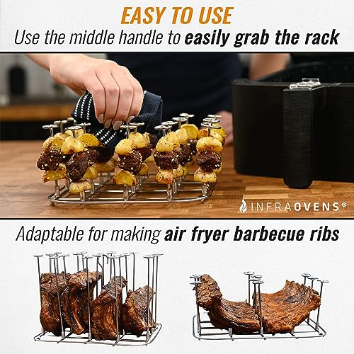 Freidora Infraovens Air Fryer Para Ninja Speedi, Acero Inoxi
