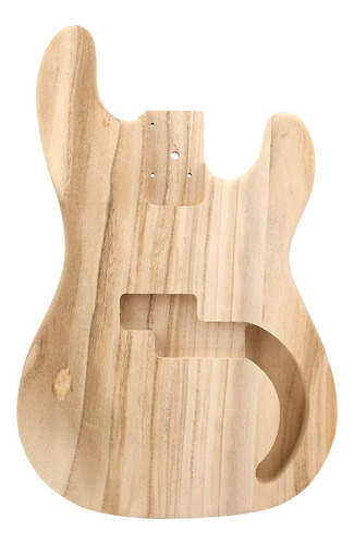 Cuerpo De Bajo De Arce, Bajo Sin Terminar Barril Diy Guitarr