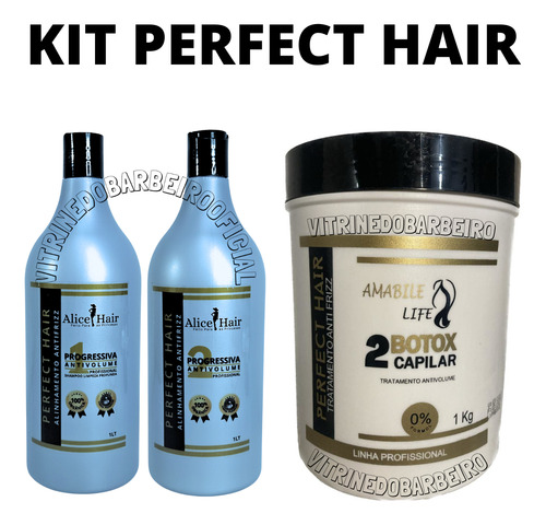 Botox Orgânico + Progressiva Kit Antifrizz Profissional Top!