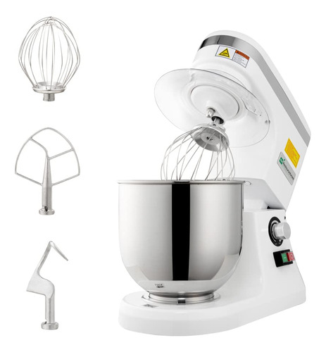 Batidora De Cocina Eléctrica 7 Litros Con Soporte Kit Comp