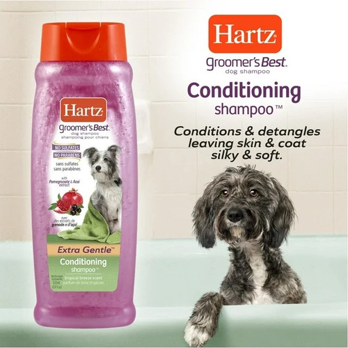 Shampoo Hartz Groomer's Best Con Extracto De Almendras