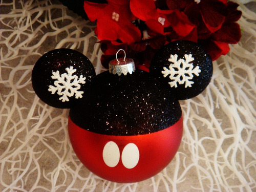 Esferas Navideñas Mickey Mouse Disney  Navidad Decoración