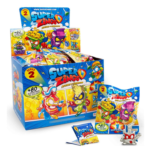 Super Zings Serie 2 Caja Sellada 25 Personajes