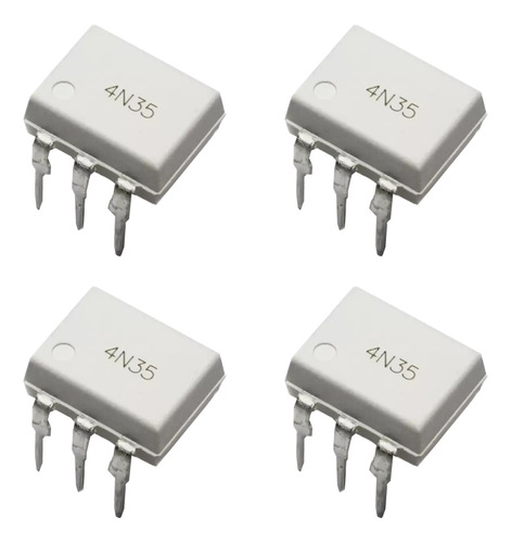 30pz 4n35 Optoacoplador Salida A Transistor Tipo Dip 6 Pines