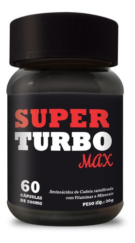 Super Turbo Max 60 Cápsulas Turbo Max Imediato