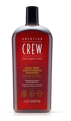 Shampoo Hidratación Profunda Daily Deep American Crew 1000ml