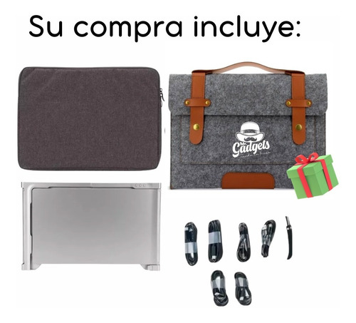 2 Pantallas Para Laptop Portátil Doble Monitor 14'' Usb-c