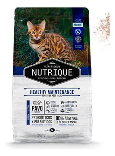 Alimento Gato Adulto Nutrique  Maintenance 7,5 Kg. Np