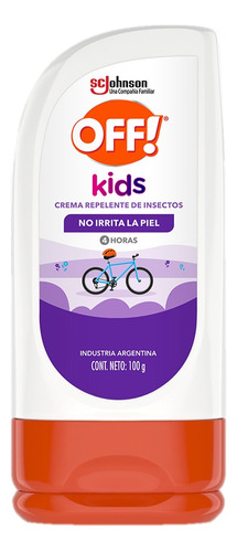 Repelente Mosquitos Off Kids Crema Para Niños Nenes Chicos