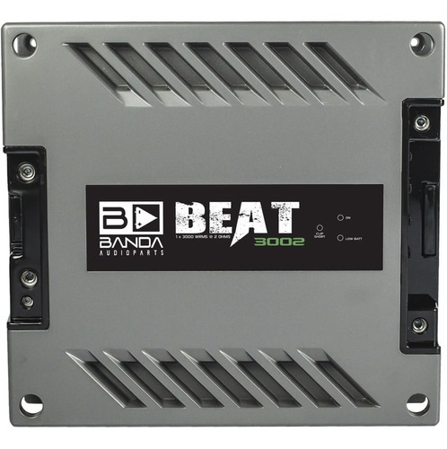 Módulo Amplificador Banda Beat 3002 3000w Rms 2 Ohms Cor Cinza