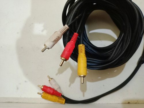 Cable Rca Audio Stereo Video 5 Metros Ofc (Usado)