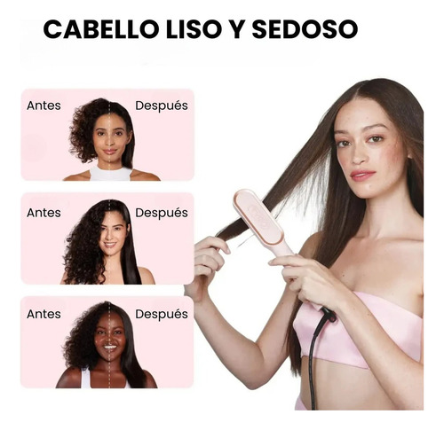 Kit Cepillo Electrico Tymo Ring Y Plancha Airflow 2 En 1