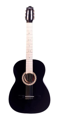 Imagen 2 de 3 de Guitarra clásica La Purepecha Acústica clásica negra