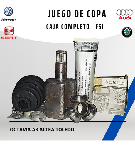 Juego De Copa Caja Completo Toledo Altea A3 Octavia  Fsi