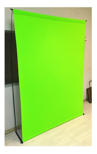 Fondo Infinito Croma Key Verde Tela 2x1.50 - Con Estructura!