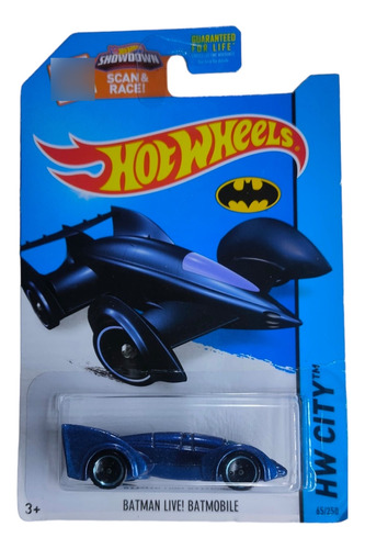 Hot Wheels Batman Live Batmobile Azul 2013