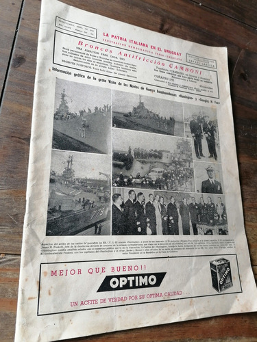 Revista La Patria Italiana En El Uruguay 1949