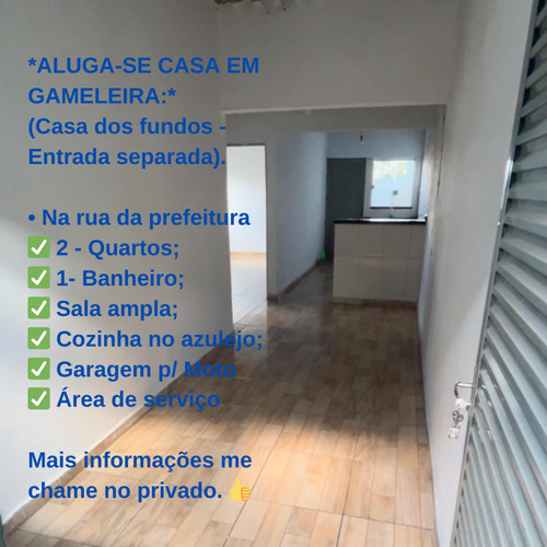 2 Quartos, 1 Banheiro, Sala, Cozinha E Área De Serviço.