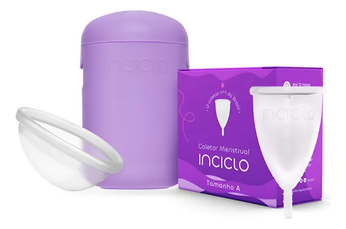 Kit Coletor Menstrual Inciclo + Disco Menstrual + Cápsula