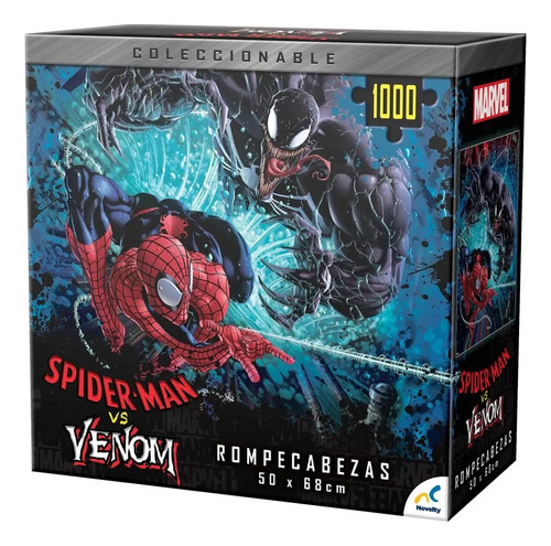 Rompecabezas Puzzle 50 X 68 Cm Spiderman Vs Venom 1000 Pcs