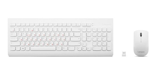 Kit Combo Teclado Y Mouse Inalambrico Lenovo 510 Blanco