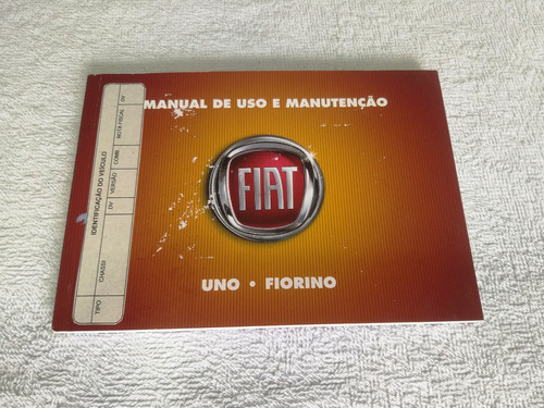 Manual Do Proprietário Do Fiorino - Uno (ano 2011 - Original (Usado)