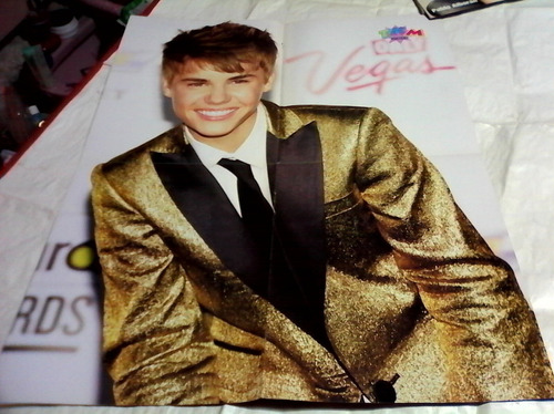 Justin Bieber-reviposter Doble Desplegable-solo Fans-unico-