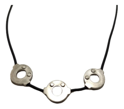 Imagen 6 de 7 de Banda Y Collar Itachi Uchiha 3 Circulos Set Naruto Akatsuki