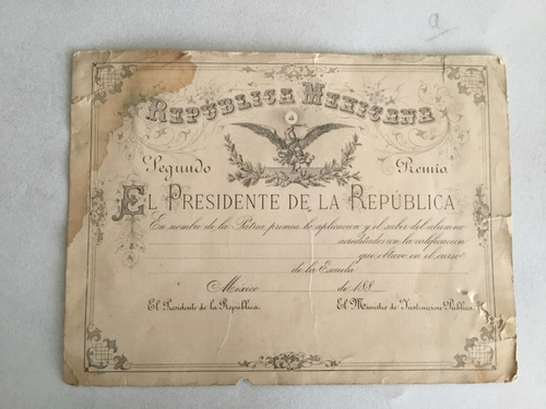 República Mexicana Águila Porfiriana