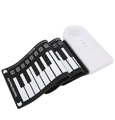 Imagen 3 de 10 de Teclado De Piano Eléctrico 49 Teclas Usb Plegable Portátil