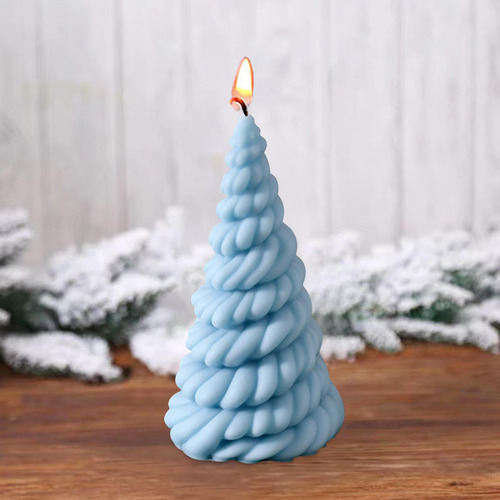 Molde De Silicona Para Árbol De Navidad Vela De Molde De Sil